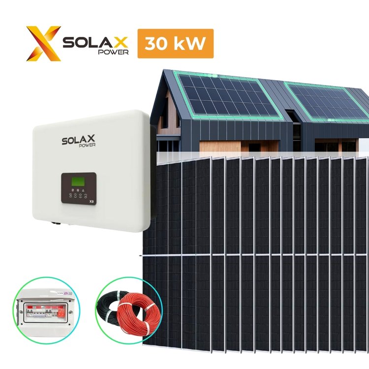 Сонячна електростанція 30кВт під зелений тариф Solax