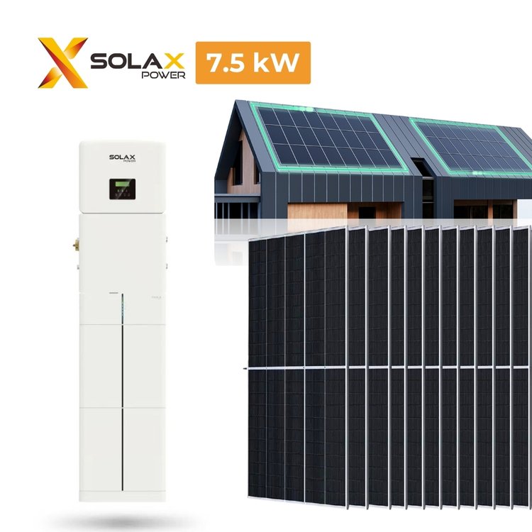 Сонячна гібридна електростанція 7.5 kW Solax