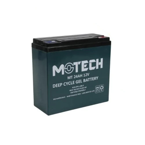 Гелевий акумулятор глибокого розряду Motex 12V 24AH