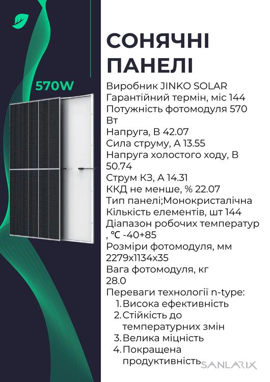 Сонячна мережева електростанція 15 kW Solis
