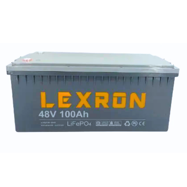 Акумулятор літійзалізофосфатний LiFePO4 48V 100AH Lexron  (для будинку, котла, сонячних батарей)