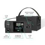 Портативна зарядна станція Sanlarix Mini 108Wh — мініатюра фото 3