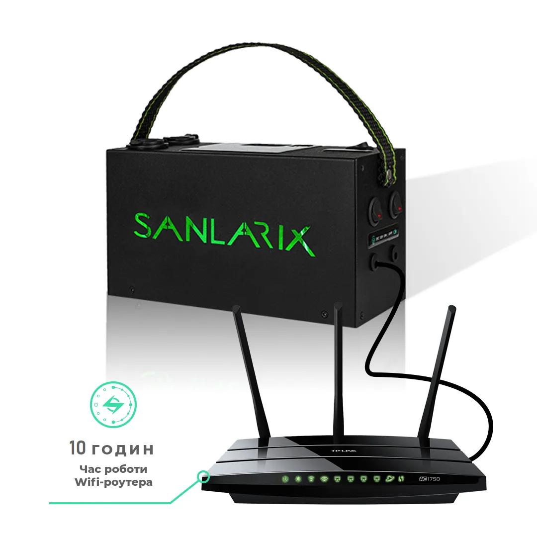 Портативна зарядна станція Sanlarix Mini 108Wh — фото 5