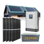 Гібридна сонячна електростанція LEXRON 5 кВт LifePo4 — мініатюра основного фото