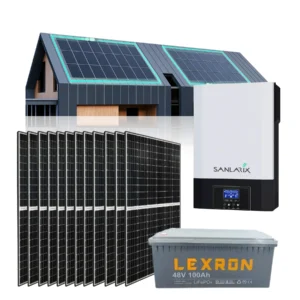 Гібридна сонячна електростанція LEXRON 7.2 кВт LifePo4