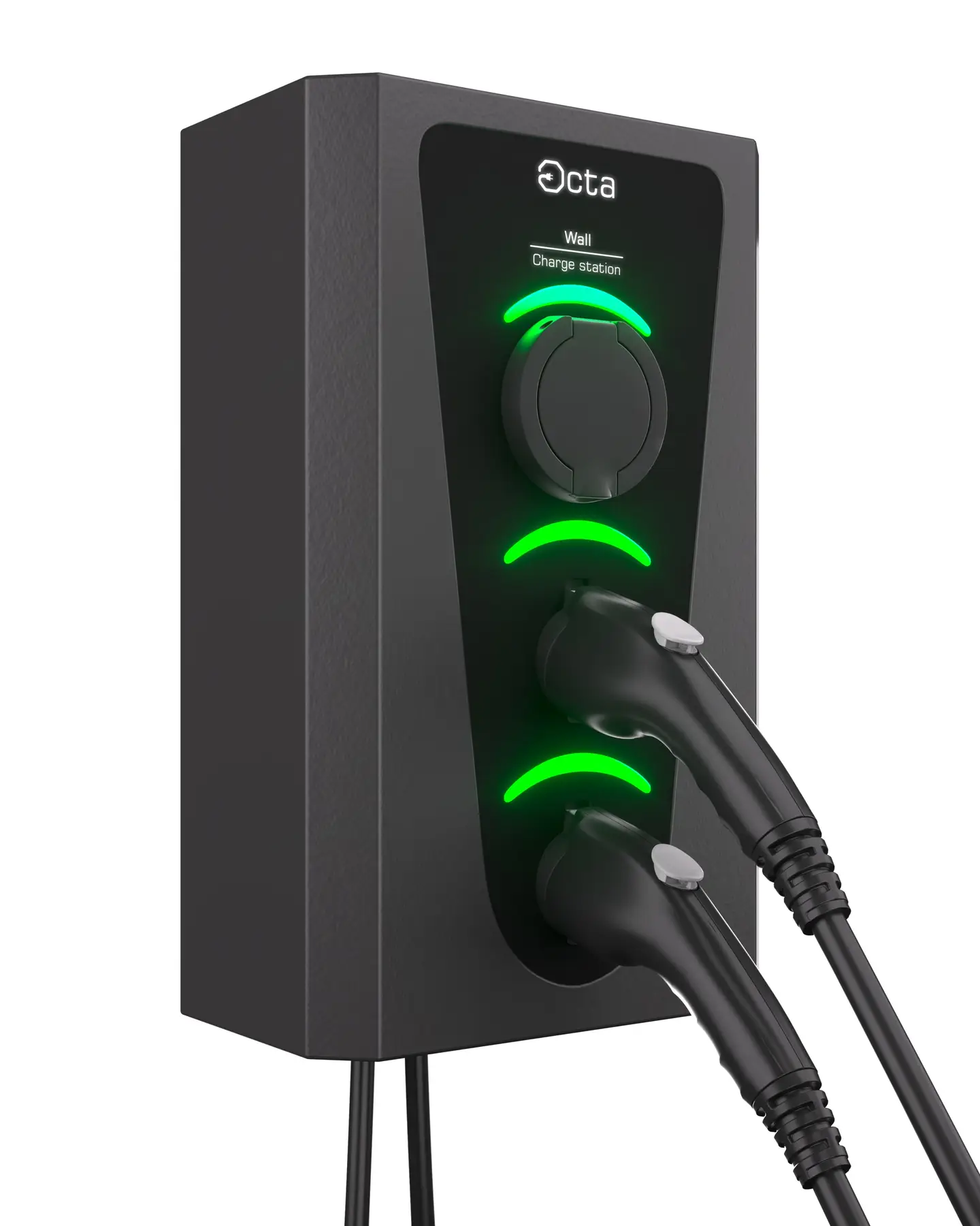 Трьохпортова станція OCTA WALL W336-С22-C2-C2 Smart Wall TYPE 2 7kW — фото 2