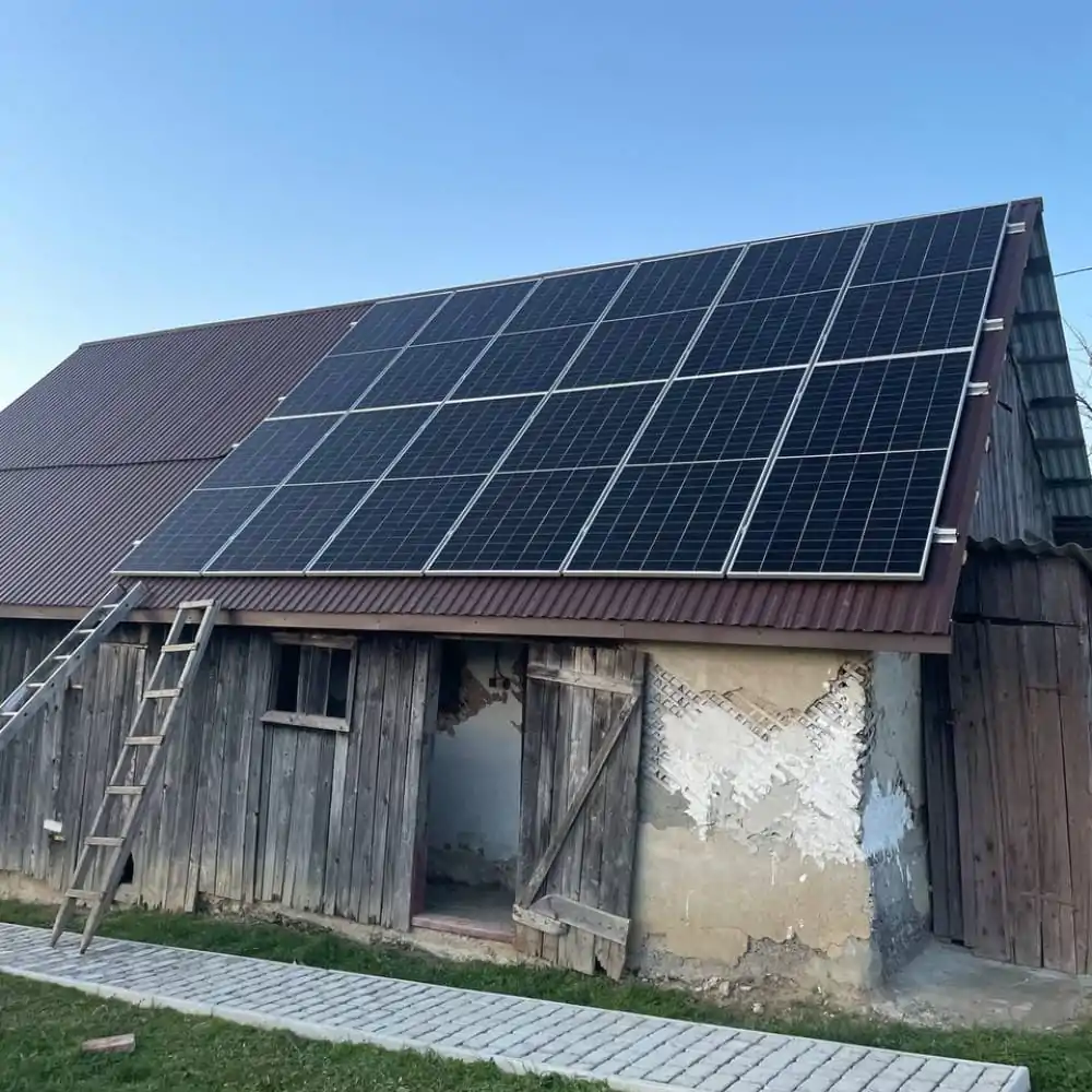 Гібридна станція на 8 кВт у с. Верхня Лужанка (Львівська область)