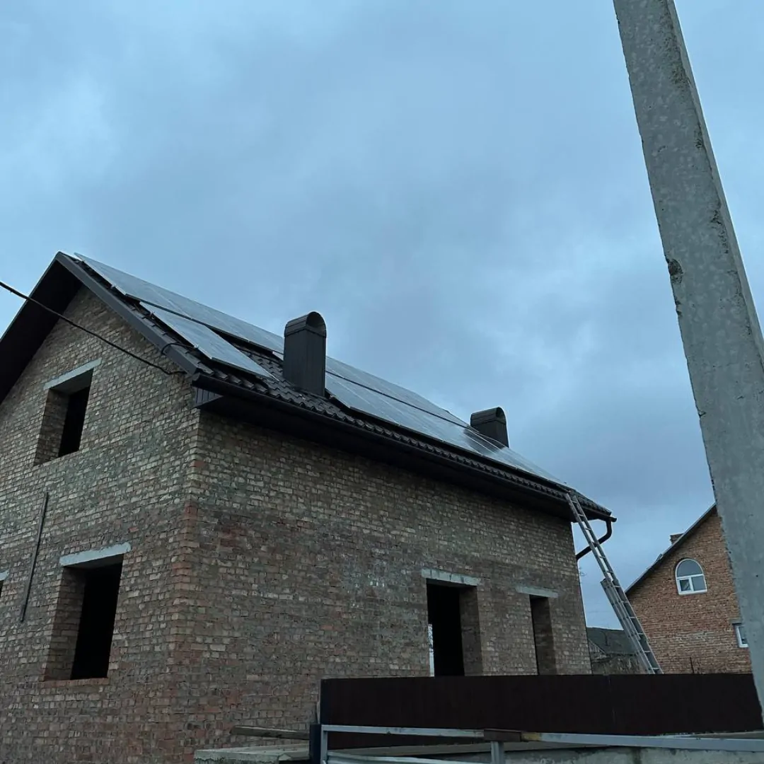 Гібридна станція на 10 кВт у с. Баворів (Тернопільська область)