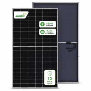 Jinko Solar 590 Вт сонячна панель JKM590N-72HL4 Bifacial N-Type