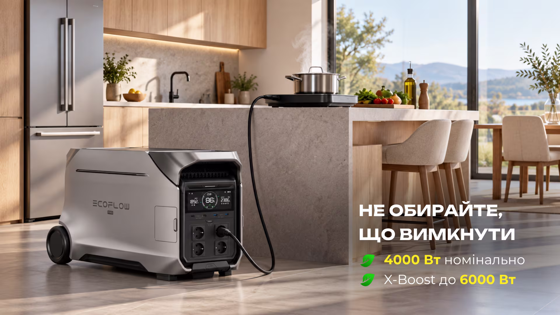Sanlarix 48 Зарядна станція EcoFlow DELTA Pro 3 / 4000 Вт / 4096 Вт⋅год / LiFePO4 - банер 2
