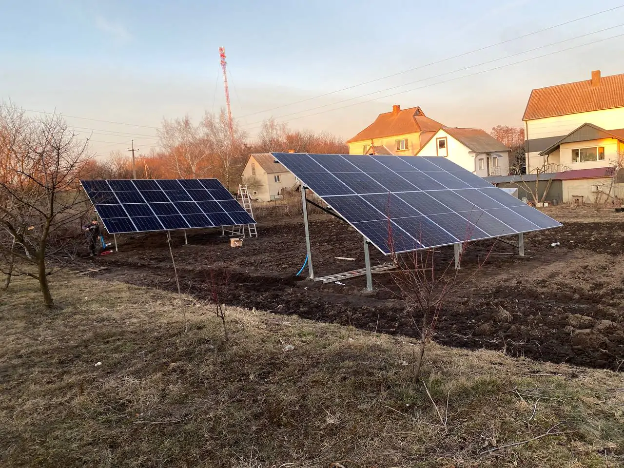 Гібридна станція на 15 кВт у с. Вишнівець (Тернопільська область): фото 3