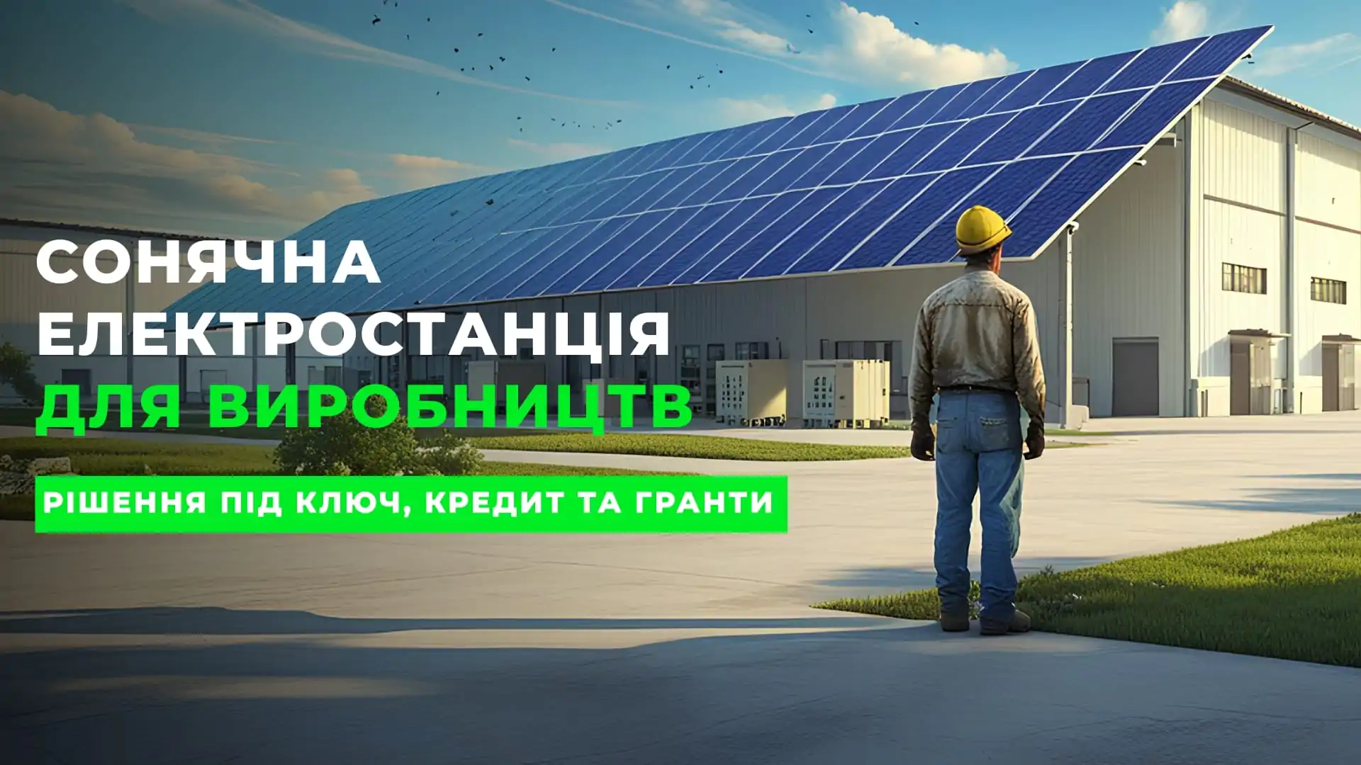 Сонячна електростанція для холодильних приміщень, складів та виробничих комплексів