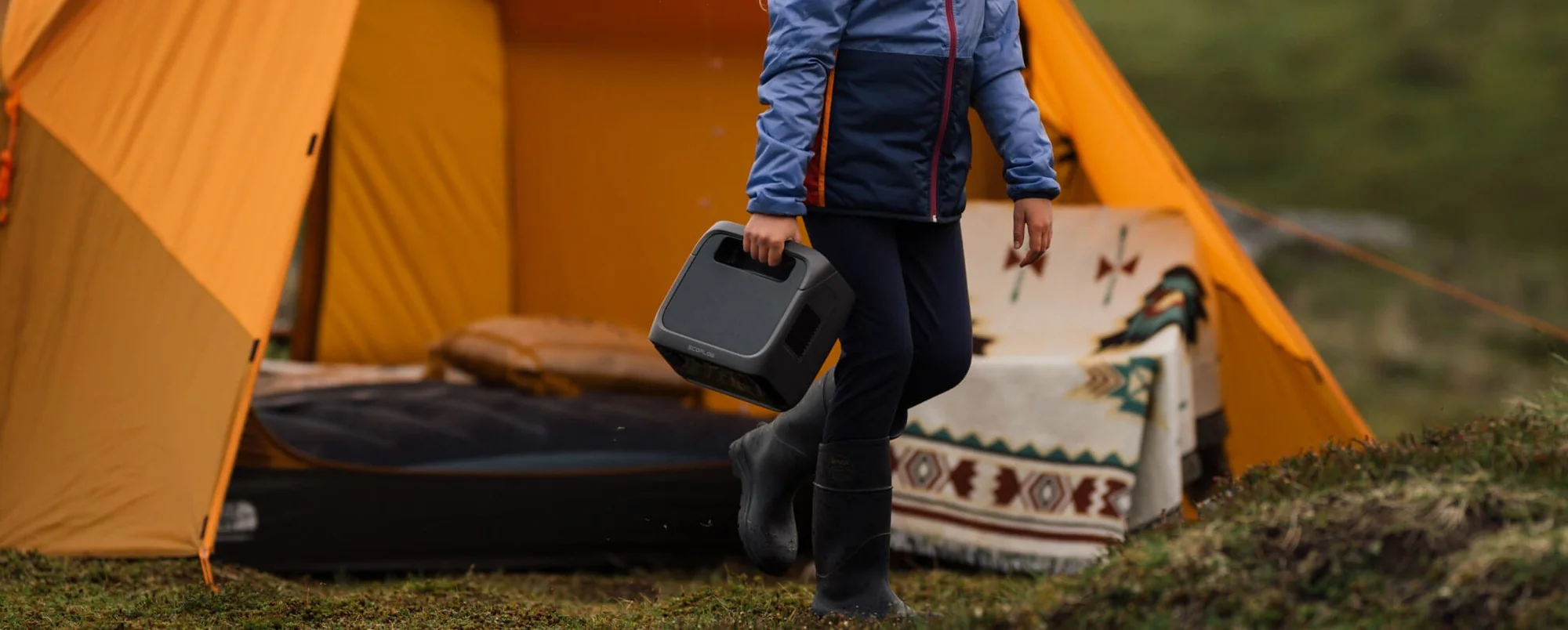 Sanlarix 43 Зарядна станція Ecoflow RIVER 3 Plus - легка та мобільна