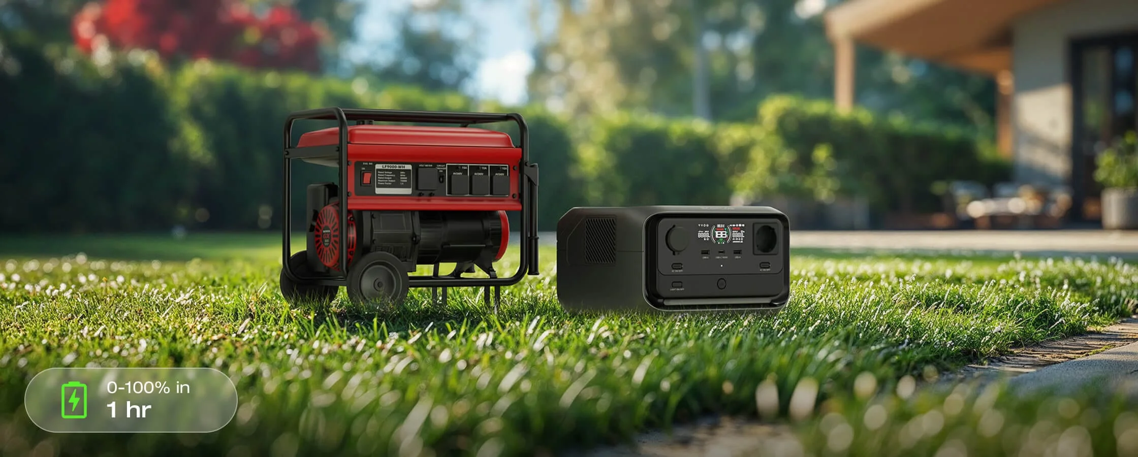 Sanlarix 42 Батарея Ecoflow RIVER 3 Plus - зарядка