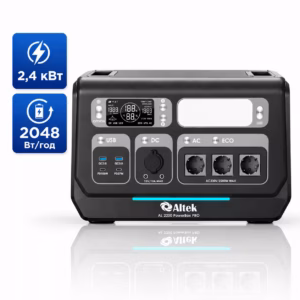 Портативна зарядна станція ALTEK AL 2400 PowerBox PRO PLUS (2048 Вт·г)