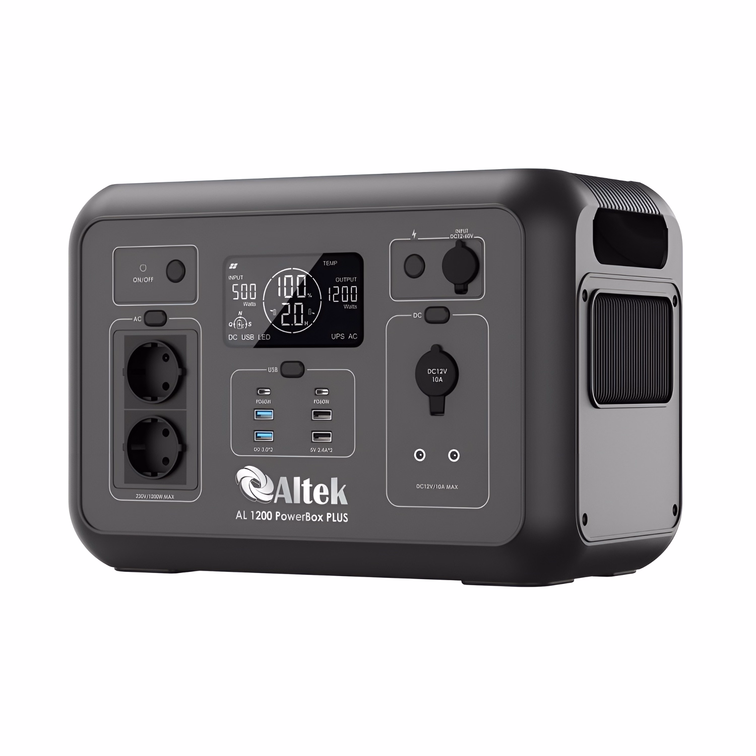 Портативна зарядна станція ALTEK AL 1200 PowerBox PLUS (1008 Вт·г) — фото 2