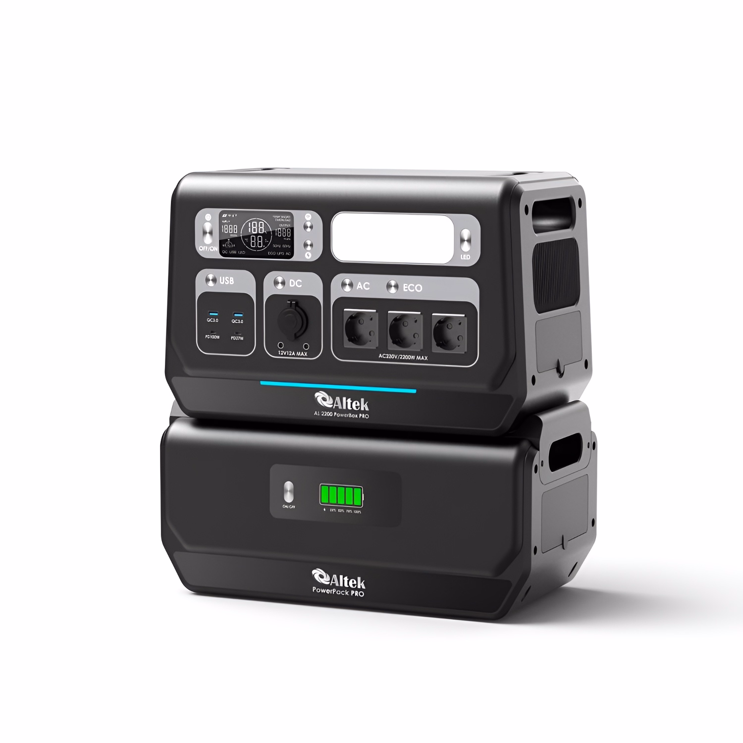 Портативна зарядна станція ALTEK AL 2400 PowerBox PRO PLUS (2048 Вт·г) — фото 3