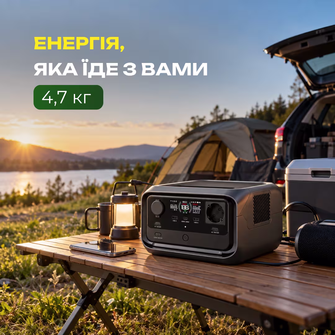 Портативна зарядна станція Ecoflow River 3 Plus / 600 Вт / 286 Вт·год / LiFePO4 — фото 7