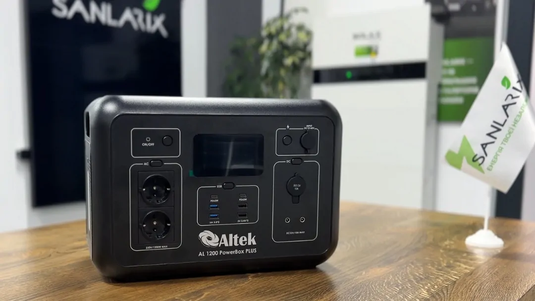 Портативна зарядна станція ALTEK AL 1200 PowerBox PLUS (1008 Вт·г)