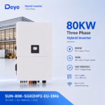 Deye 80 кВт трифазний гібридний інвертор SUN-80K-SG02HP3-EU-EM6 — мініатюра фото 6
