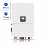 Deye 80 кВт трифазний гібридний інвертор SUN-80K-SG02HP3-EU-EM6 — мініатюра основного фото
