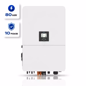 Deye 80 кВт трифазний гібридний інвертор SUN-80K-SG02HP3-EU-EM6