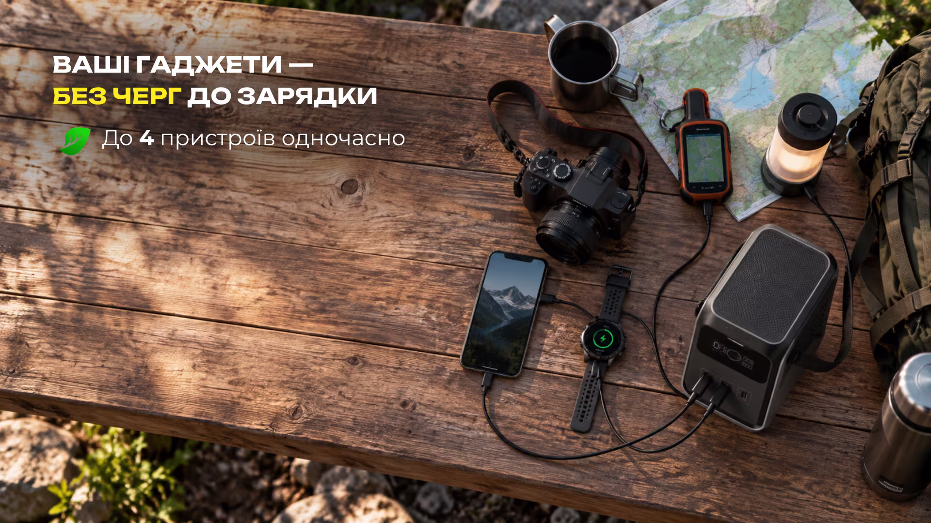 Sanlarix 54 Зарядна станція EcoFlow TRAIL 200 DC / 140 Вт / 192 Вт·год / LiFePO4 - банер 2