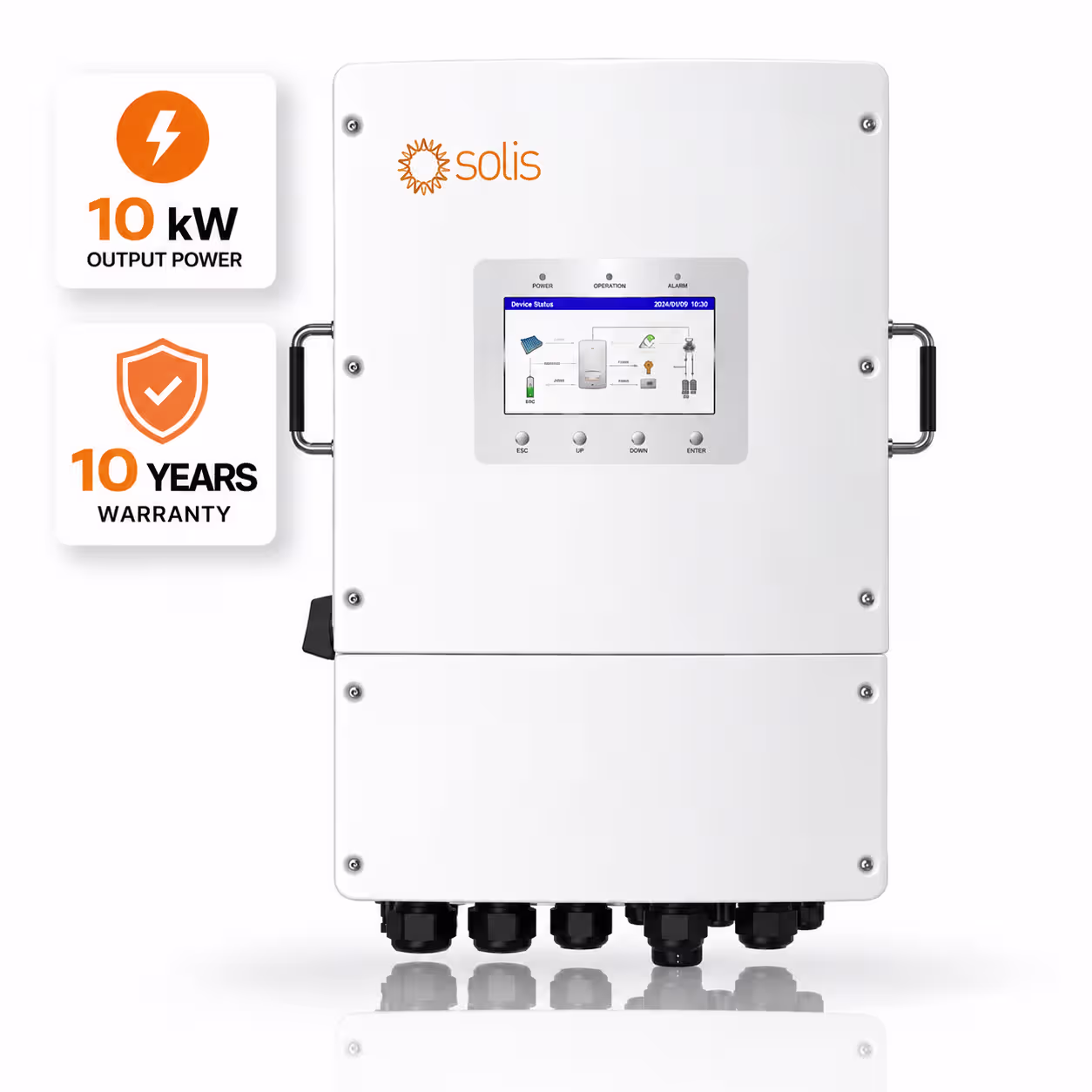 Solis 10 кВт трифазний гібридний інвертор S6-EH3P10K02-NV-YD-L — основне фото