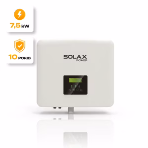 SOLAX 7.5 кВт однофазний гібридний інвертор Х1-HYBRID 7.5M / 7.5D