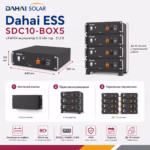 Dahai 5,1 кВт/год 51,2 В LiFePO4 акумулятор SDC10-BOX5 — мініатюра фото 4