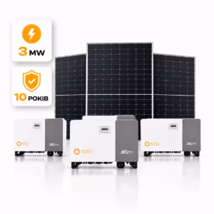 Sanlarix 24 Мережева сонячна електростанція SOLIS 3 МВт