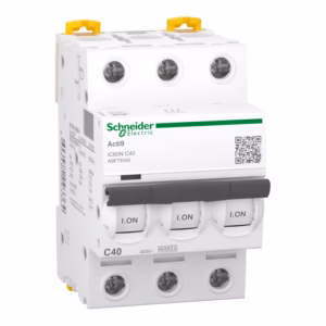 Sanlarix 15 Автоматичний вимикач iC60N 3P 40A C Schneider