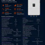 FOX 100 кВт трифазний гібридний інвертор P3-100-Plus — мініатюра фото 6
