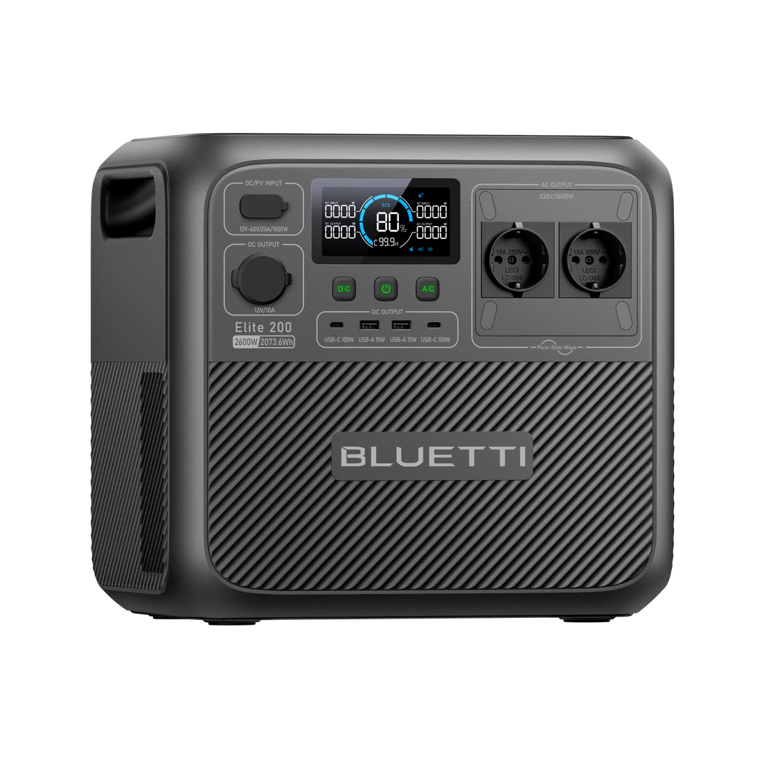 Портативна зарядна станція BLUETTI Elite 200 V2 / 2.600 Вт — фото 4