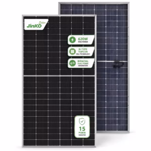 Jinko Solar 620 Вт сонячна панель JKM-620N-66HL4M-BDV Bifacial N-Type