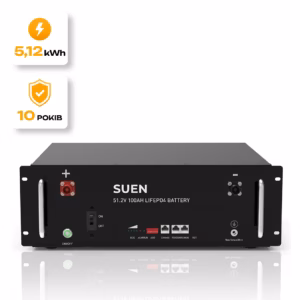 SUEN-51-100 LiFePO4 5,12 кВт/год 51,2 В акумулятор