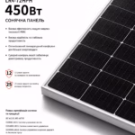 Longi Solar 450 Вт сонячна панель LR4-72HPH-450M Hi-MO Silver Frame — мініатюра фото 4