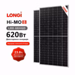 Longi Solar 620 Вт сонячна панель LR8-66HGD-620M Bifacial Hi-MO — мініатюра фото 4