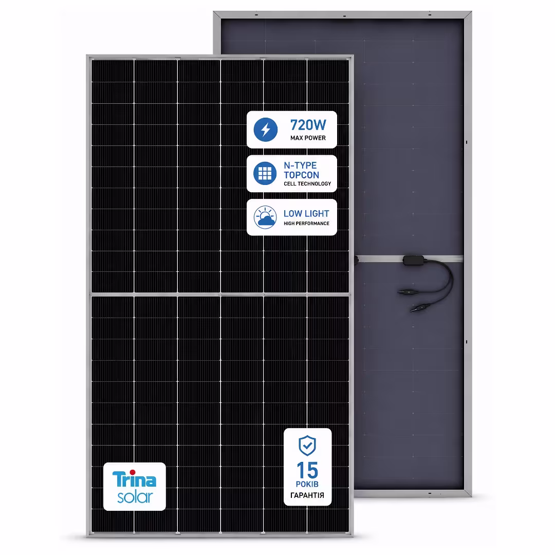 Trina Solar 720 Вт сонячна панель TSM-NEG21C.20 — основне фото