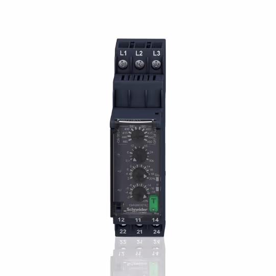 Захисне реле контролю трифазної напруги 304/576В, Schneider Electric — основне фото