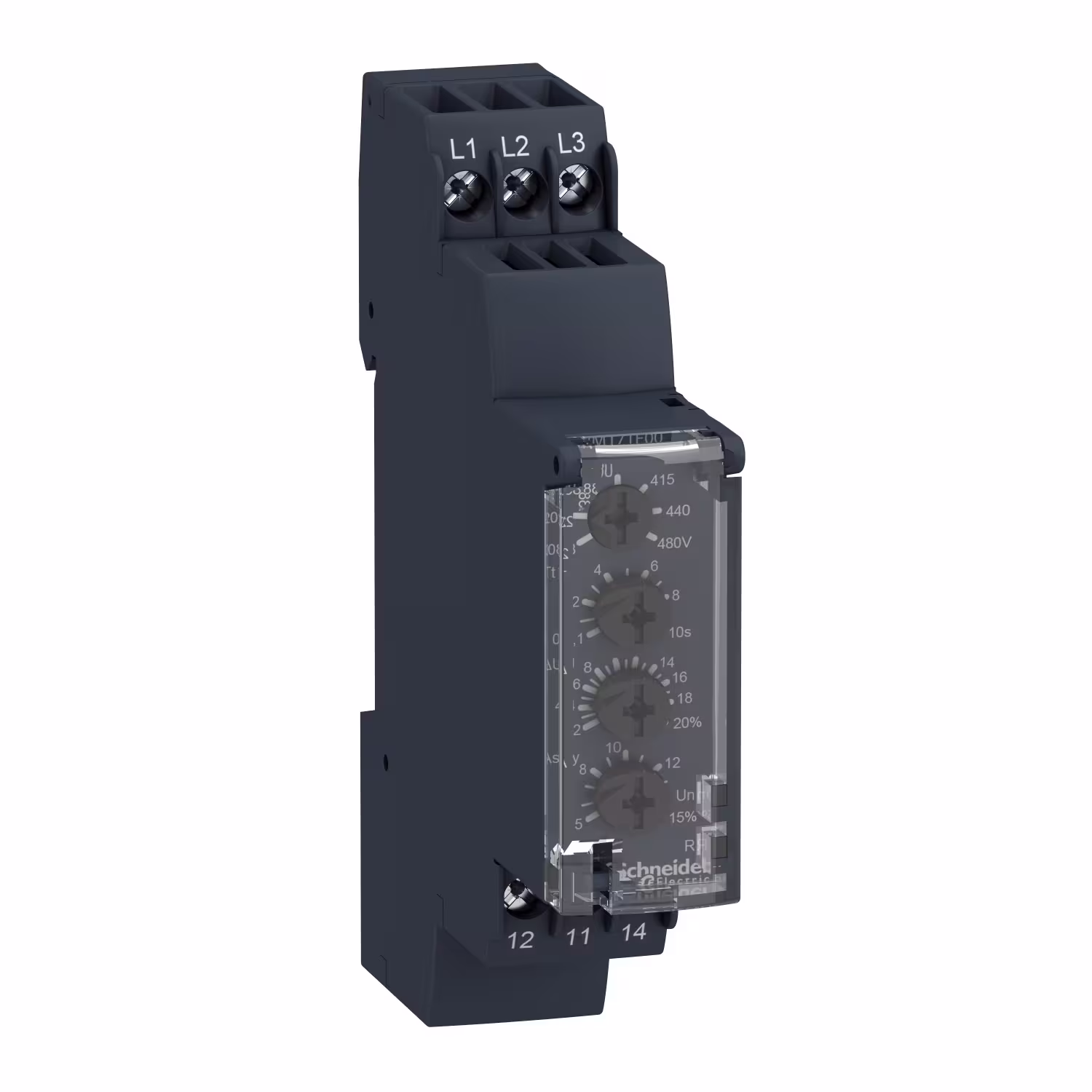 Захисне реле контролю трифазної напруги RM17TE00, Schneider Electric — фото 2