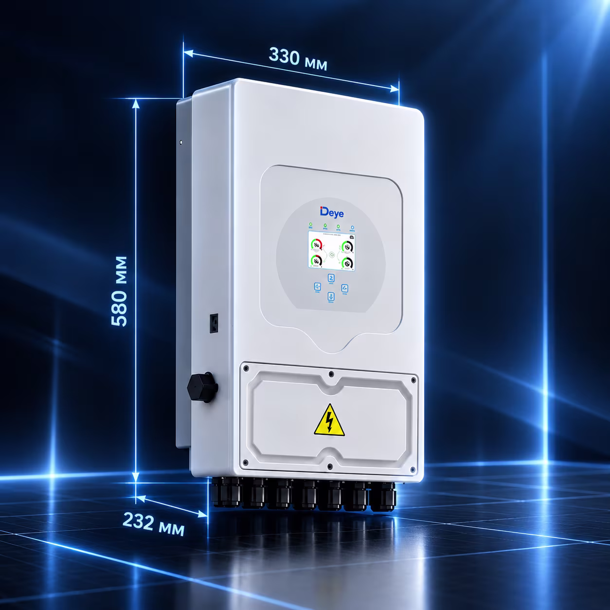 DEYE 6 кВт однофазний гібридний інвертор SUN-06K-SG05LP1-EU — фото 7