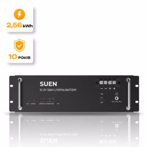 SUEN 2,56 кВт/год 51,2В LiFePO4 акумулятор P5150ESA1