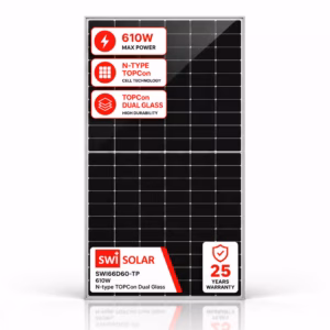 Swi Solar 610 Вт сонячна панель SWI66D60-TP