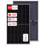 Swi Solar 720Вт сонячна панель BAS1 Pro-HJT Bifacial — мініатюра основного фото