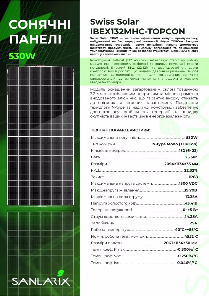 Компактна сонячна станція FOX ESS Orbit Master 2 кВт з 4 панелями — фото 14