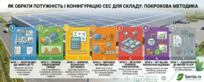 Як обрати потужність і конфігурацію СЕС для складу: покрокова методика