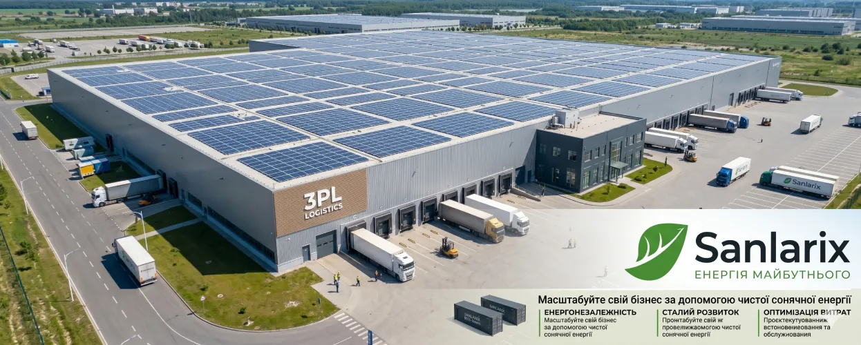 СЕС для логістичних центрів і складів: як знизити OPEX і захистити від відключень СЕС для логістичних центрів і складів: як знизити OPEX і захистити від відключень
