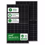 Jinko Solar Tiger Neo 425 Вт сонячна панель N-type 54HL4-(V) black frame — мініатюра основного фото