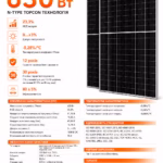Tongwei TW Solar 630 Вт сонячна панель N-type Half cell, Bifacial Module TWMNH-66HD630